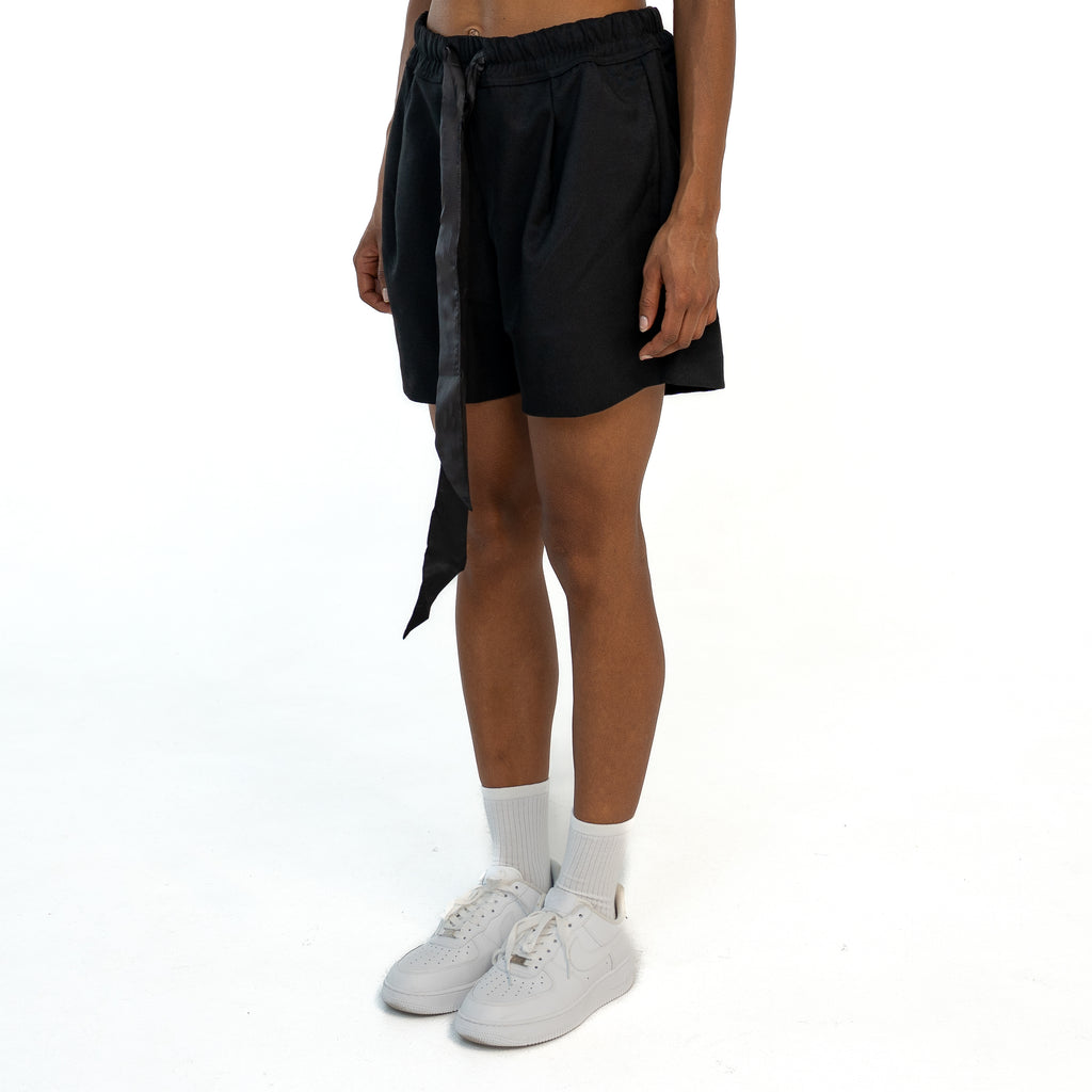 Shorts "VALLET" – Unisex Shorts mit Satinbändern