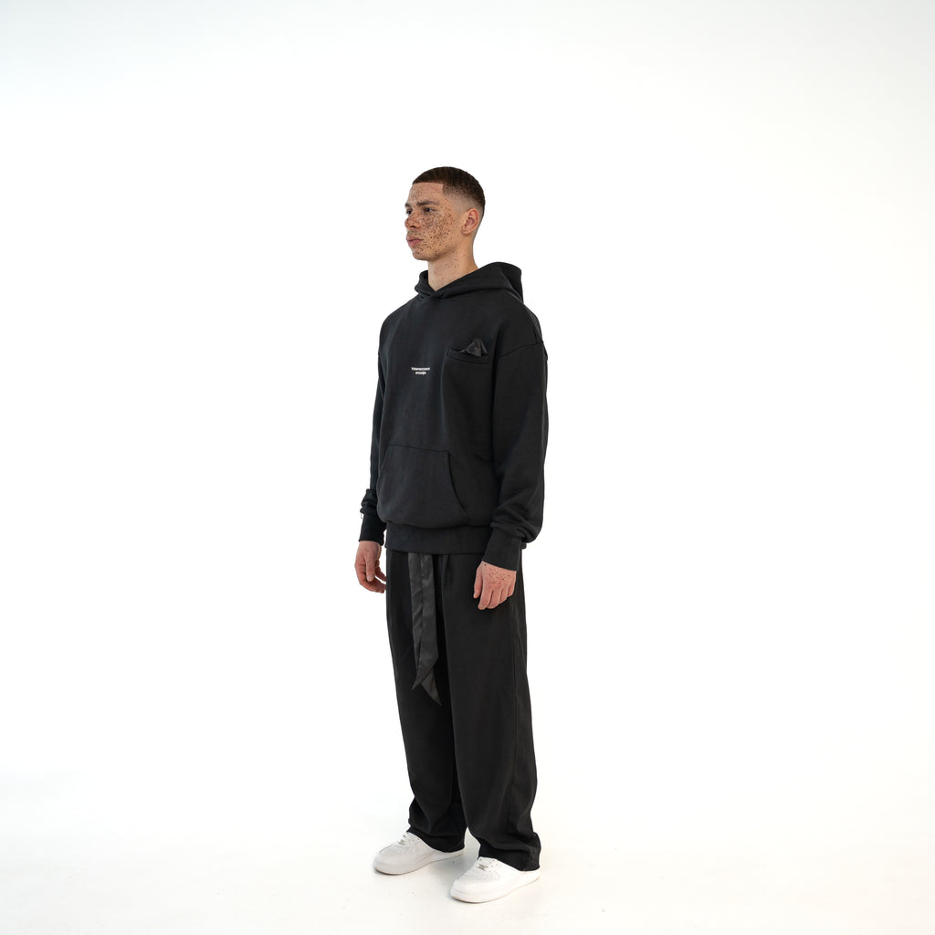 Hoodie "BASTILLE" – Oversized Unisex Hoodie aus Bio-Baumwolle mit Rückenstick