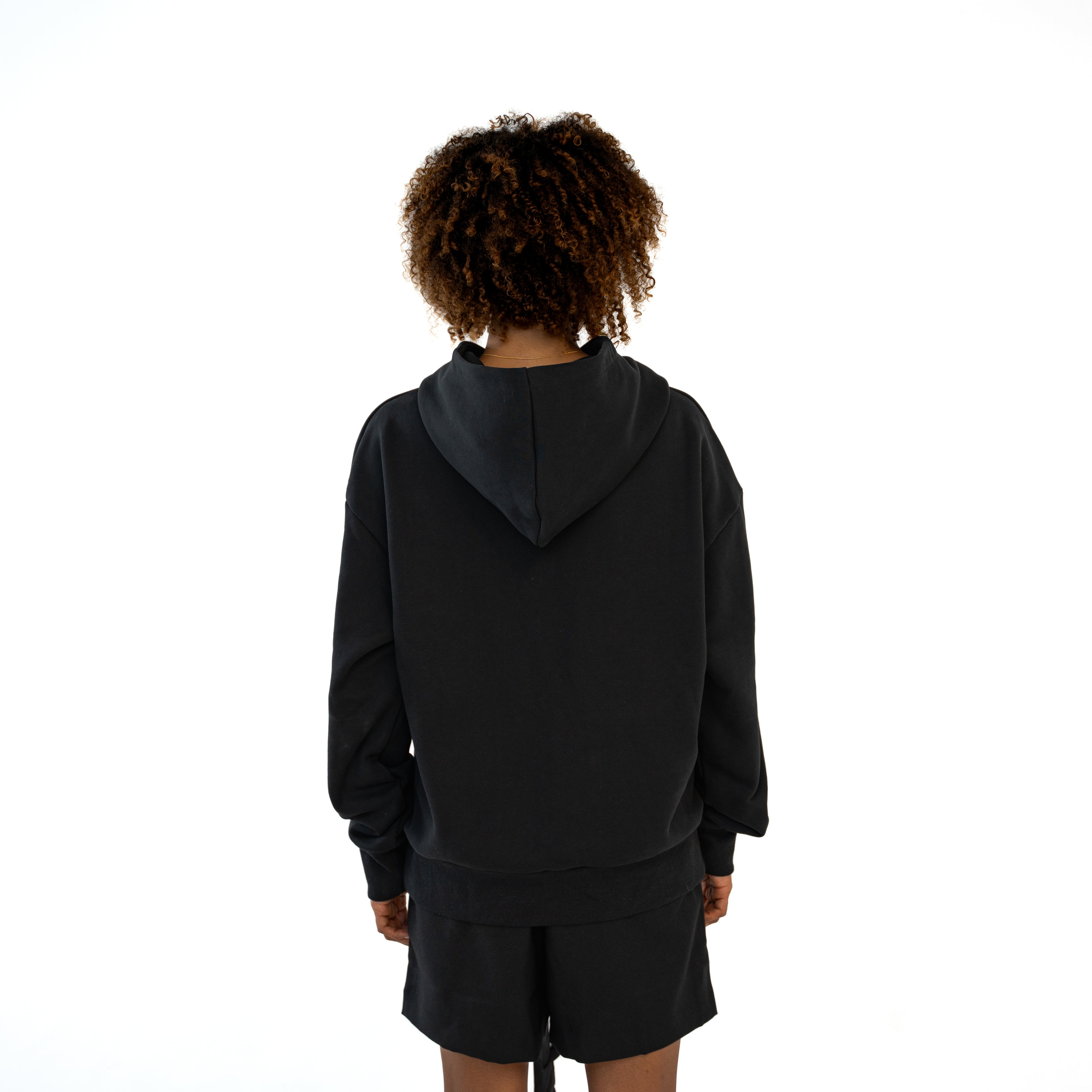 Hoodie "CHIFFON" – Oversized Unisex Hoodie mit Satin-Details